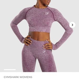 Gymshark vital seemless longsleeve croptop